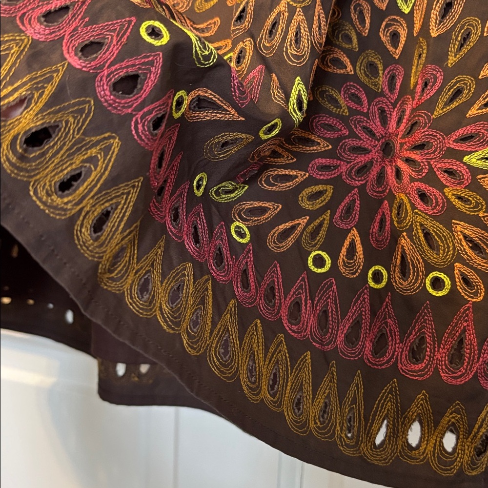 Tabitha Brown Strapless Dress with Embroidered Floral Detail - Picture 5 of 12